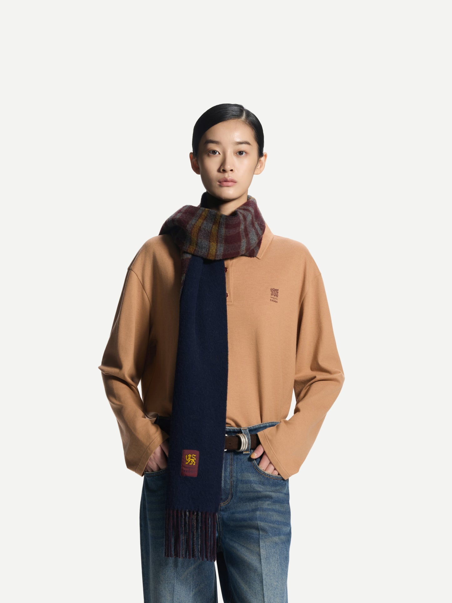 ERDOS x Cambridge Women's Pure Cashmere Check Scarf