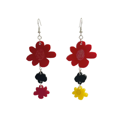 Made This Way Flower Trio - Earrings