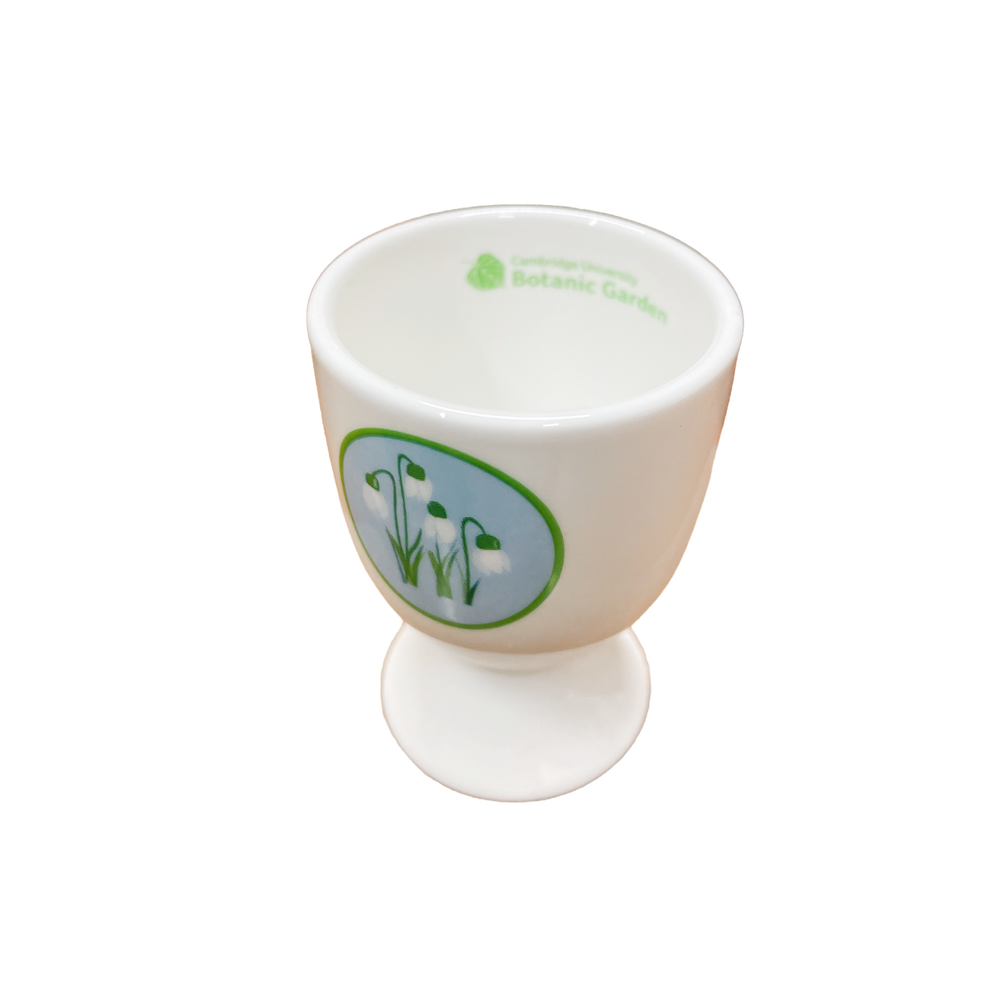Snowdrops Circle - Bone china eggcup