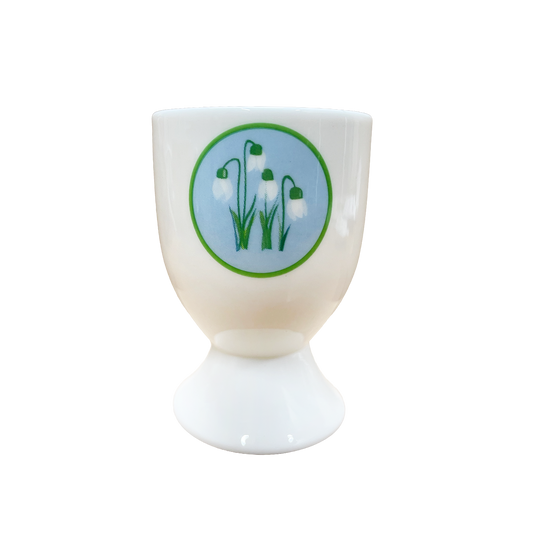 Snowdrops Circle - Bone china eggcup