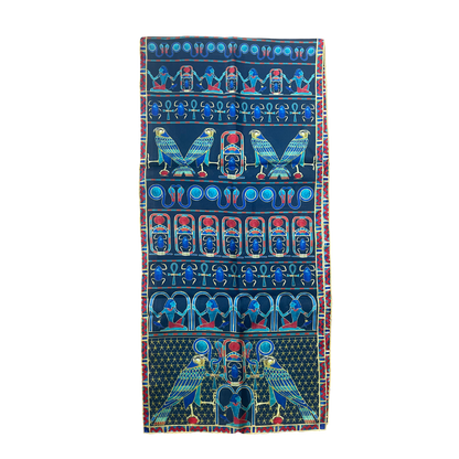 Egyptian Motifs - Habotai silk scarf