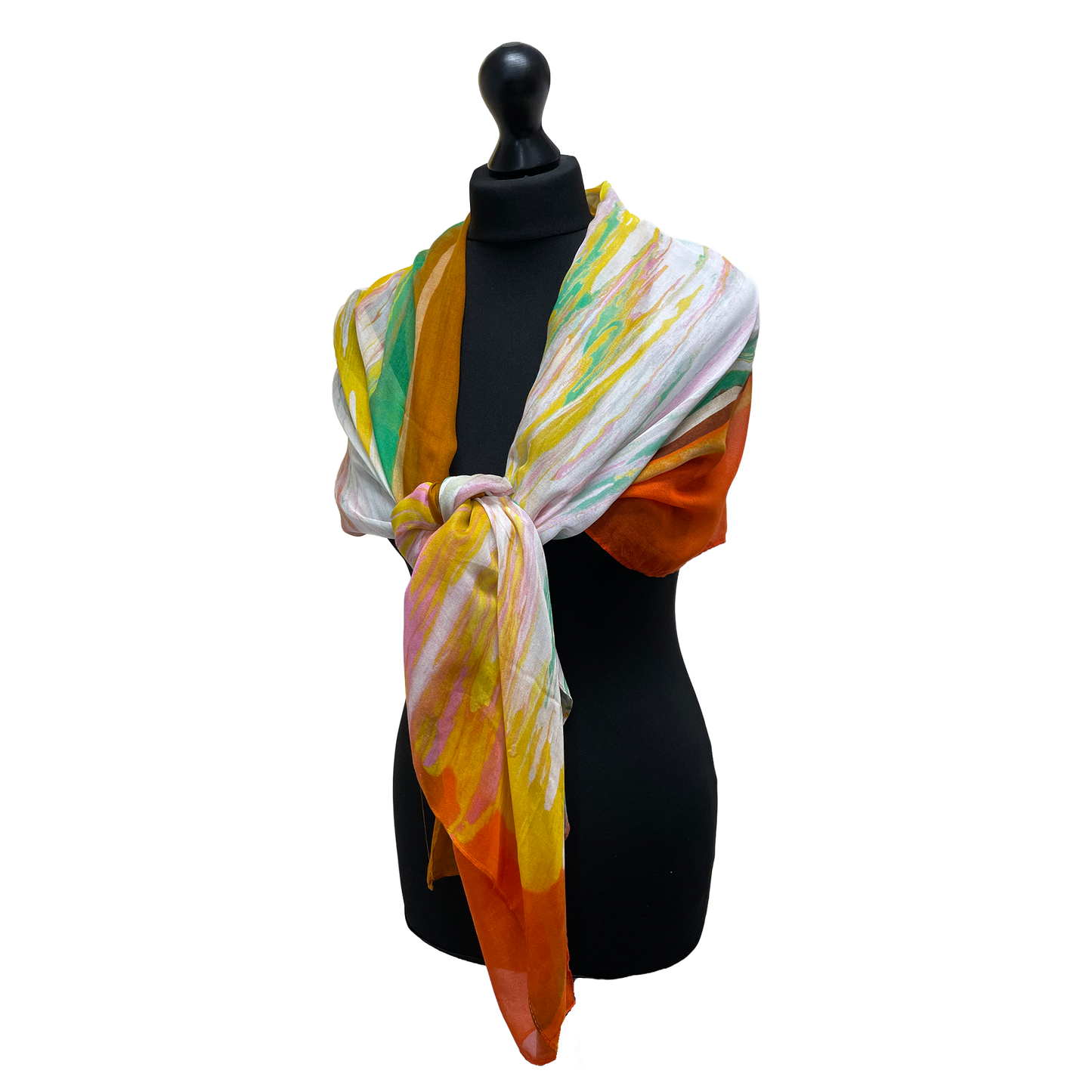 Lenoraseas by Frank Bowling - Scarf