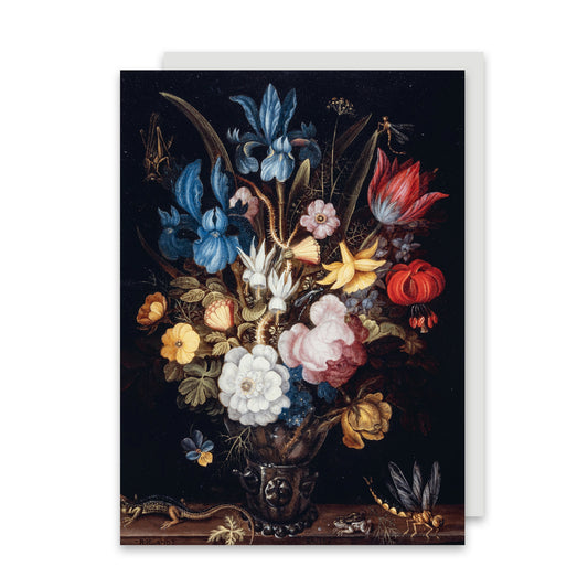 Still Life with Flowers - Greeting card