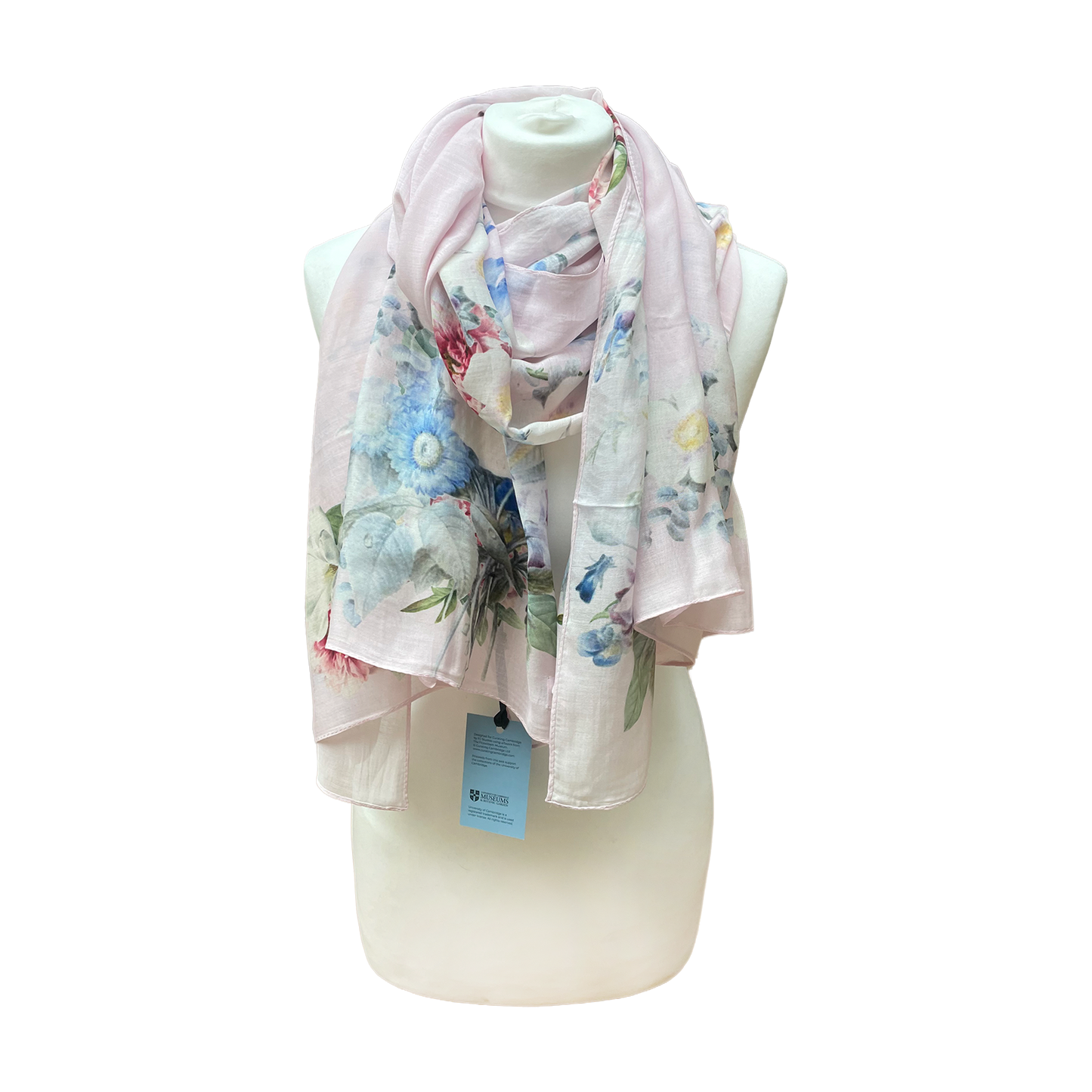 Redoute Flowers - Cotton modal scarf
