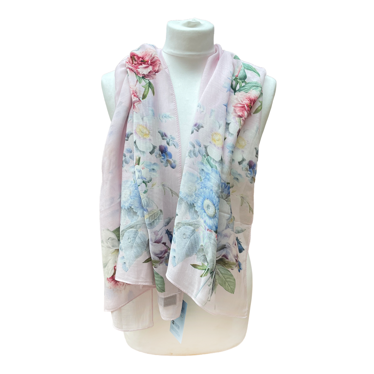 Redoute Flowers - Cotton modal scarf