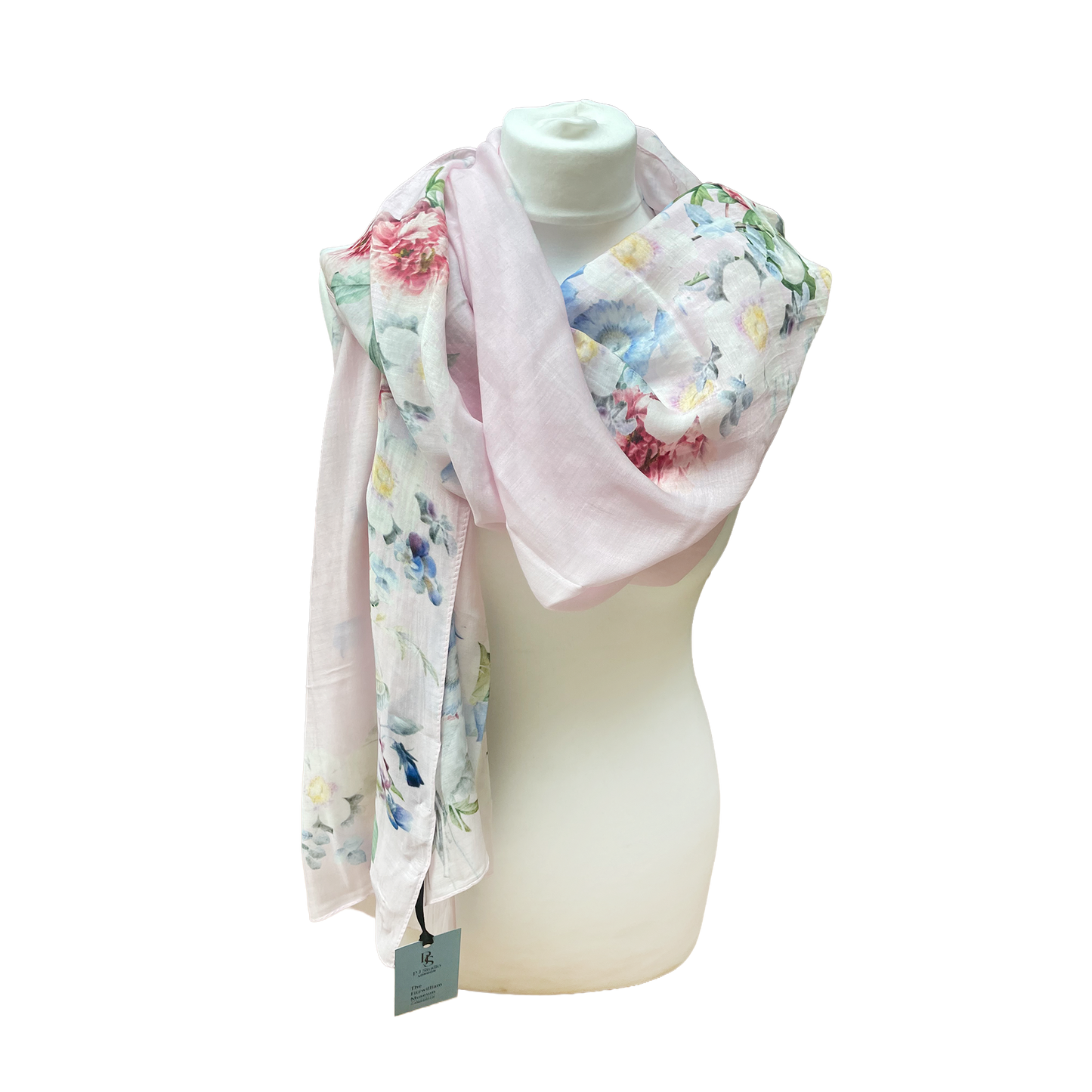 Redoute Flowers - Cotton modal scarf