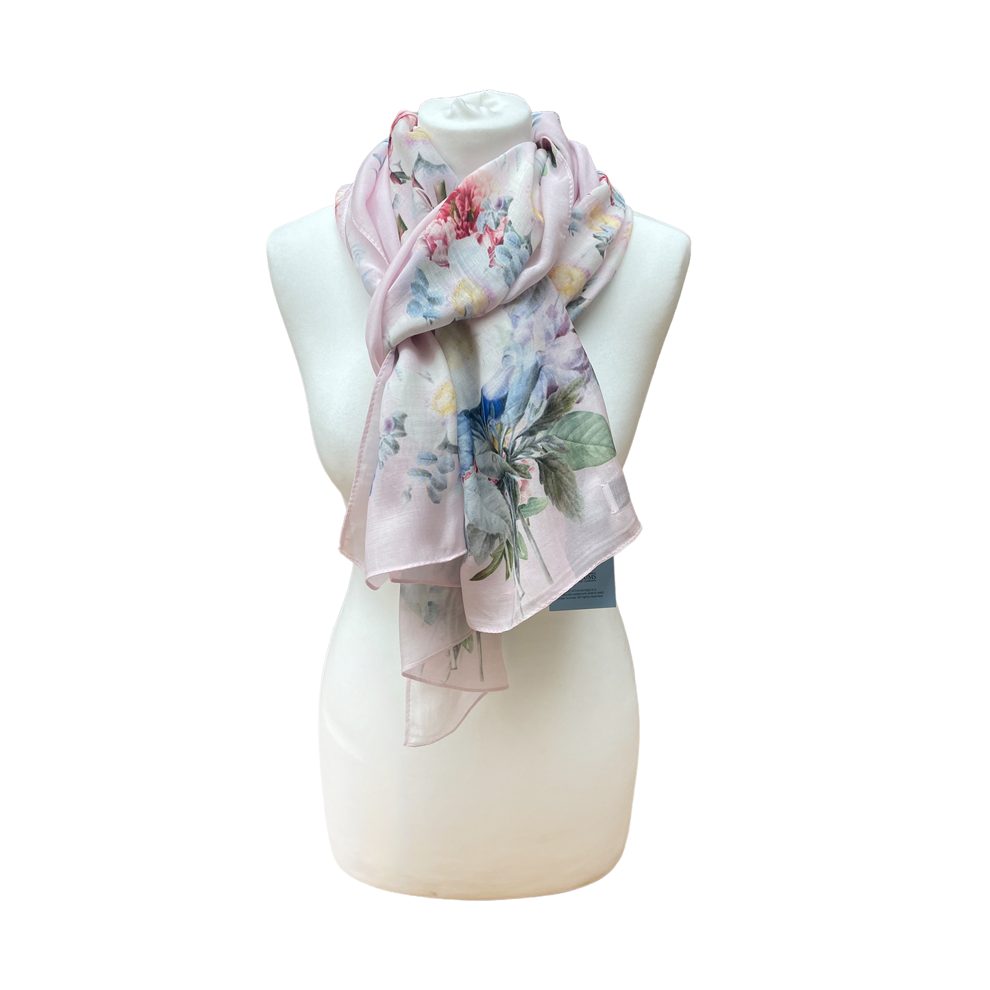 Redoute Flowers - Cotton modal scarf