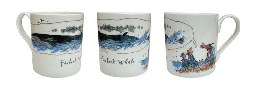 Finback Whale - Bone china mug
