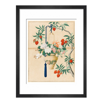 Flowers in a Lantern - Art print