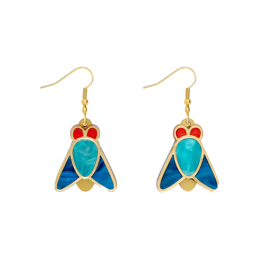 Ancient Fly - Earrings