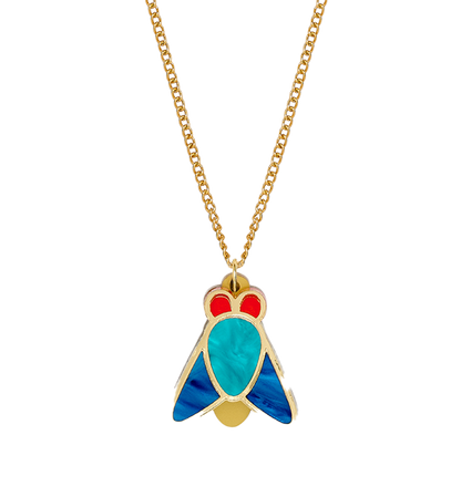 Ancient Fly - Pendant necklace