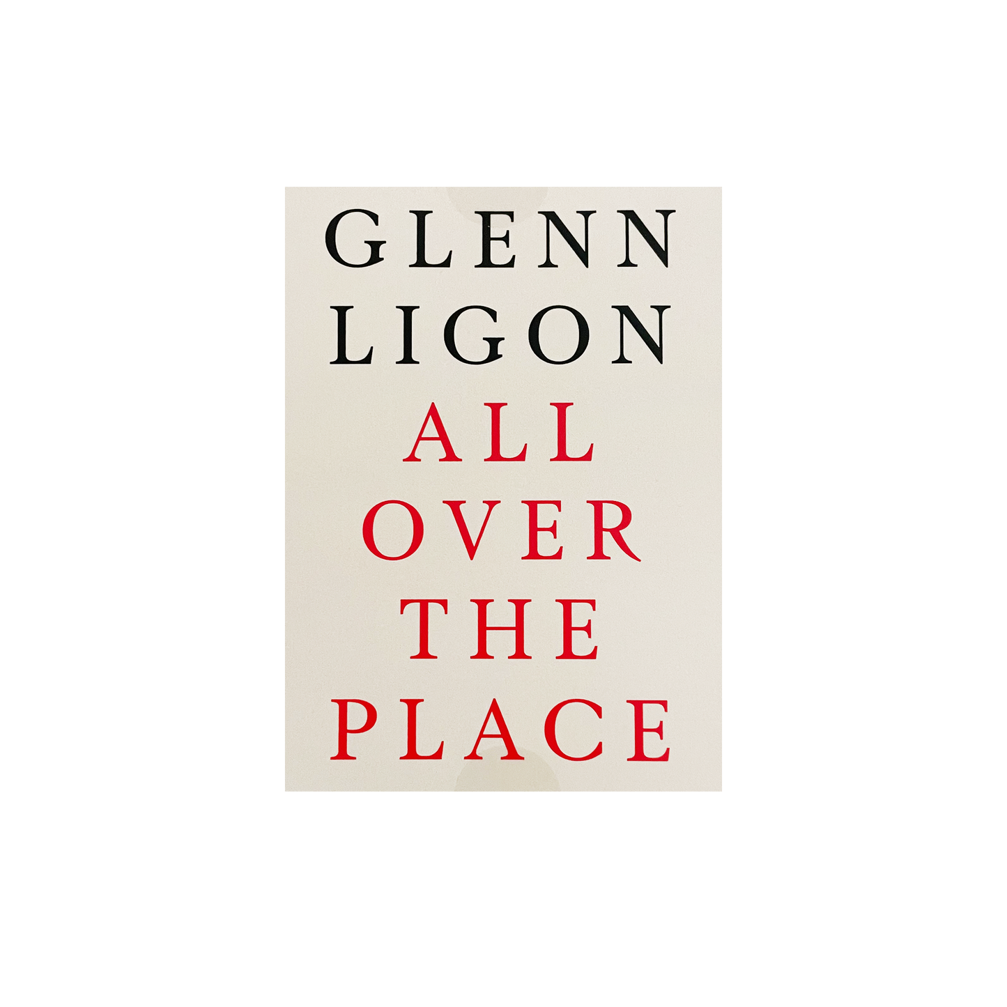 Glenn Ligon: All Over the Place - Postcard pack