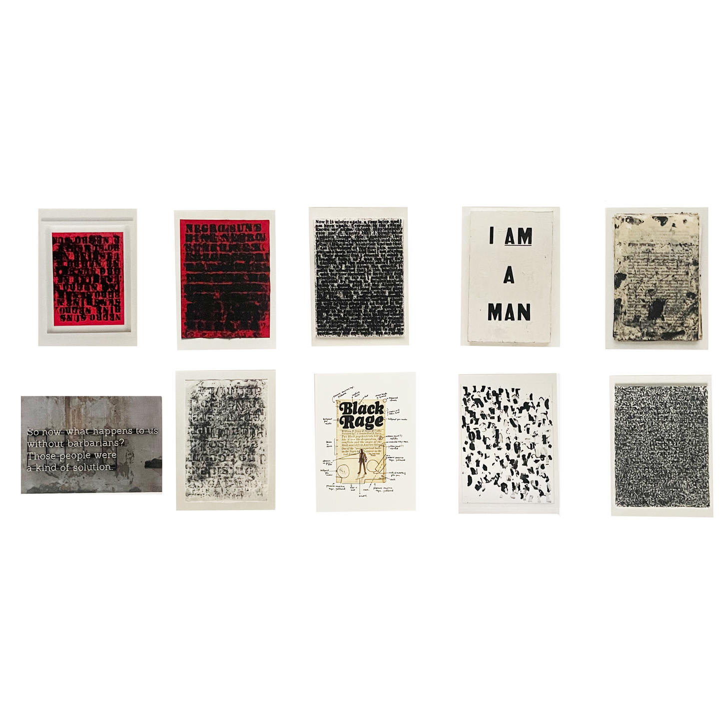 Glenn Ligon: All Over the Place - Postcard pack