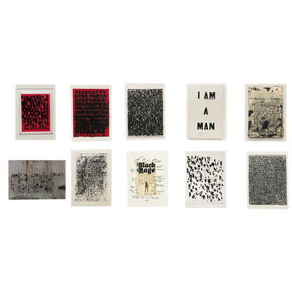 Glenn Ligon: All Over the Place - Postcard pack