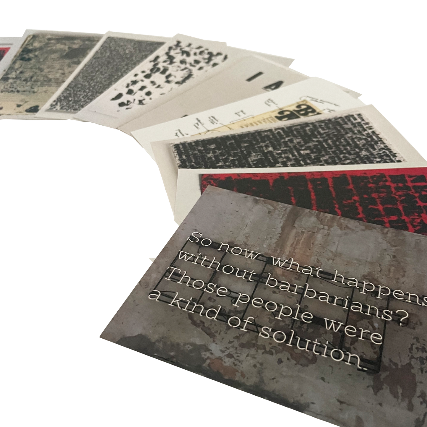 Glenn Ligon: All Over the Place - Postcard pack