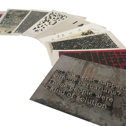 Glenn Ligon: All Over the Place - Postcard pack