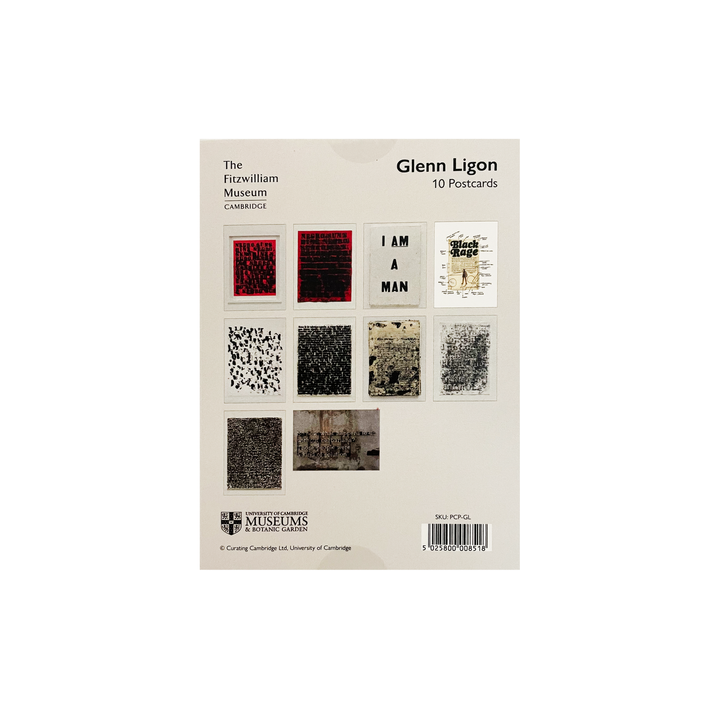 Glenn Ligon: All Over the Place - Postcard pack