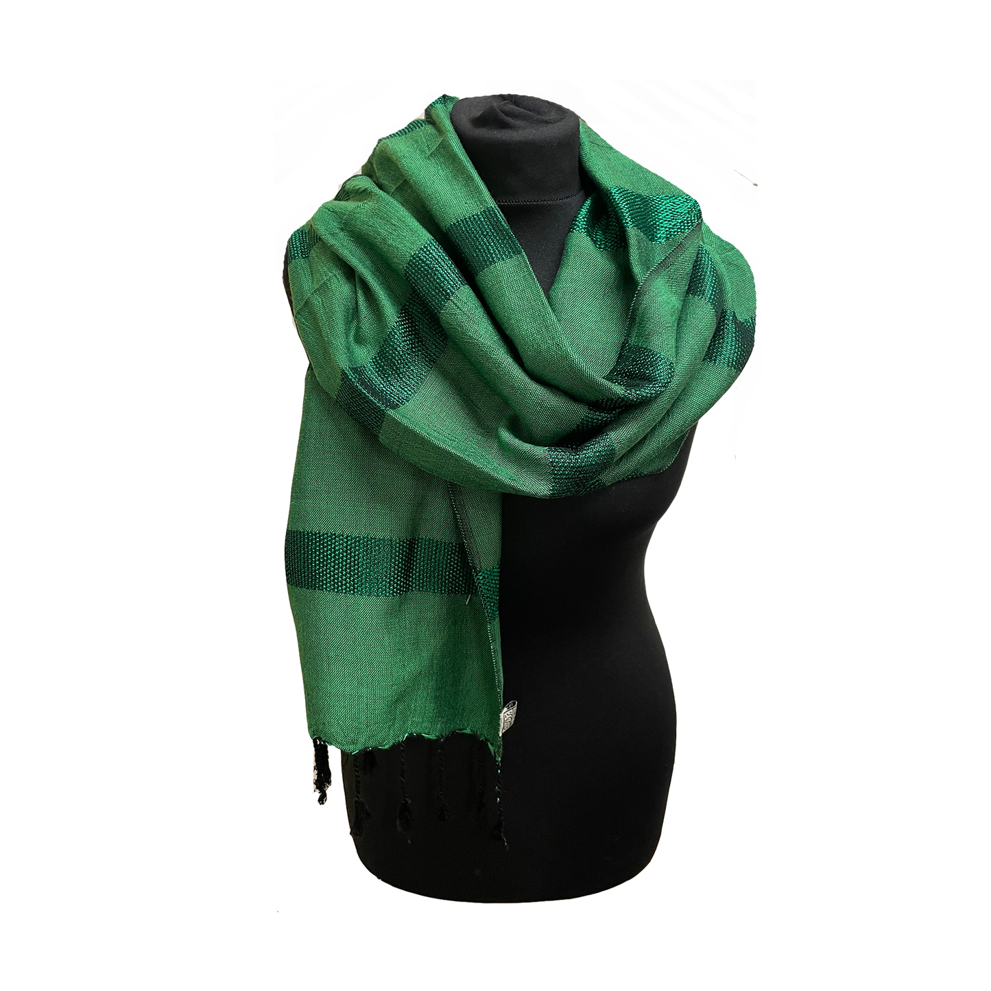 Striped with Trim - Egyptian shawl