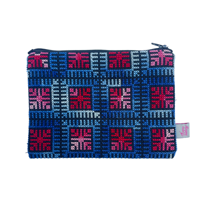 Tatreez Embroidery - Zipped purse