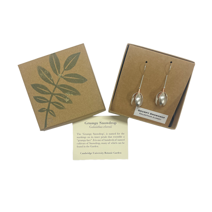 Grumpy Snowdrop - Earrings