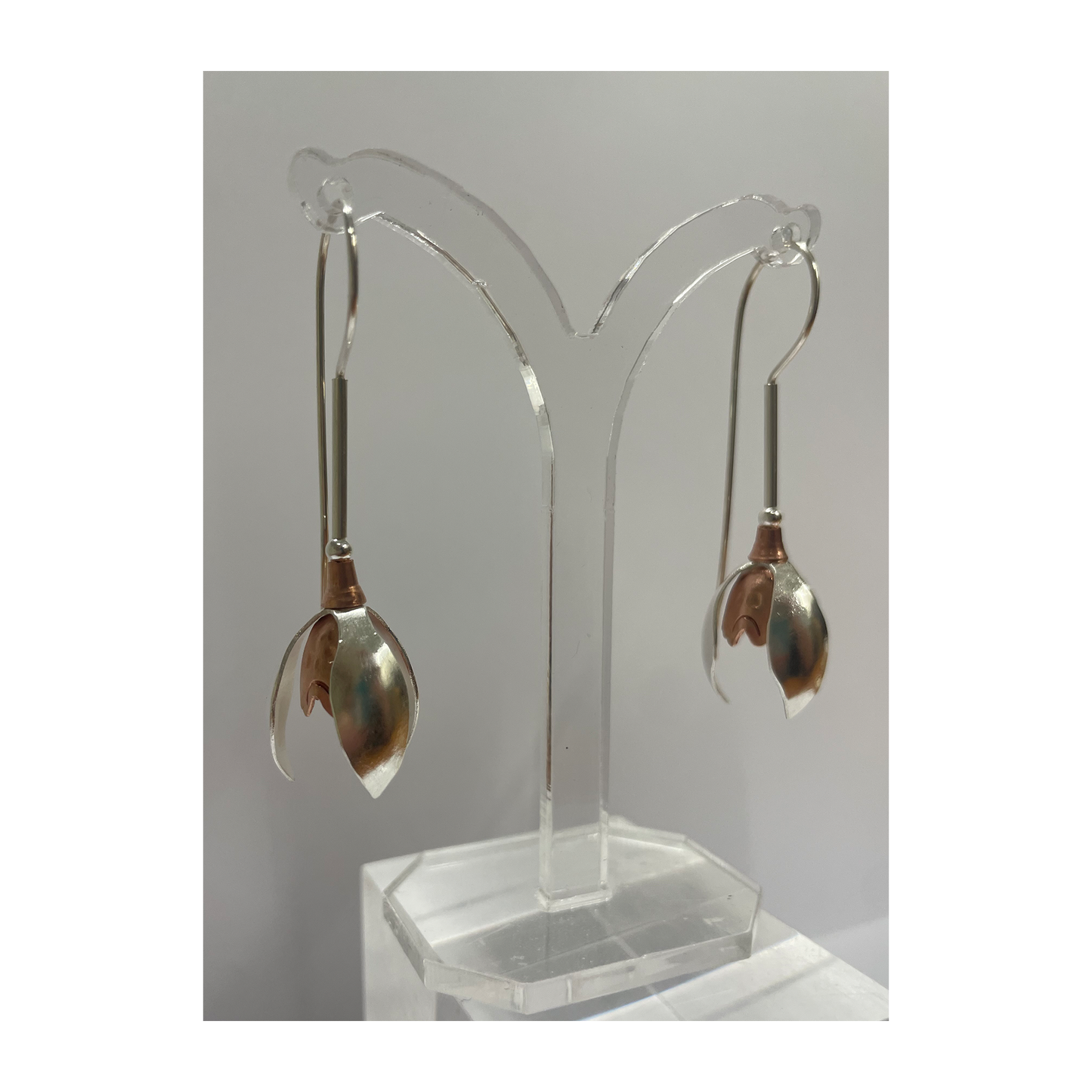 Grumpy Snowdrop - Earrings