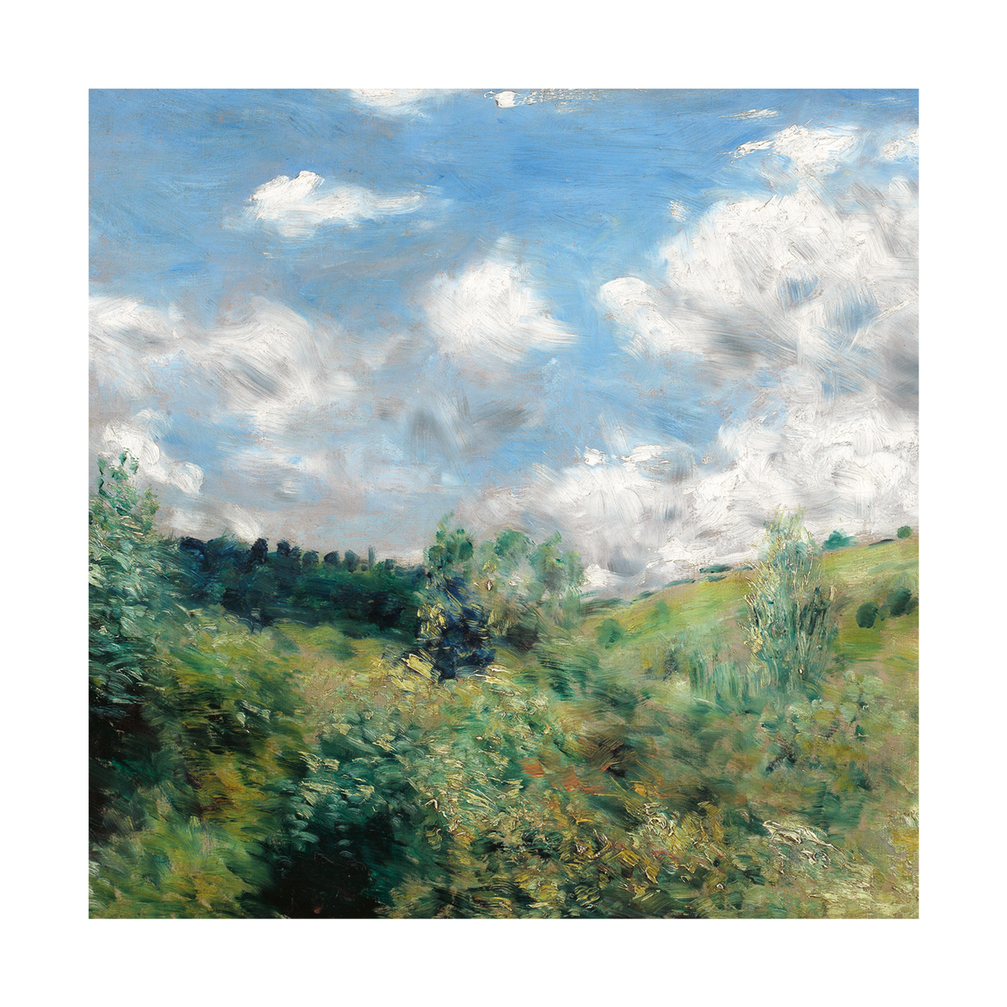 The Gust of Wind - Greeting card