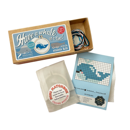 Have a Whale of a Time - Matchbox sewing kit