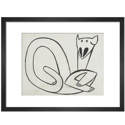 Henri Gaudier-Brzeska: Cat - Art print