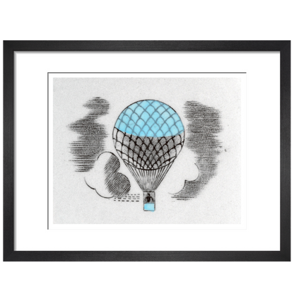 Hot air balloon from 'Travel' series - Art print