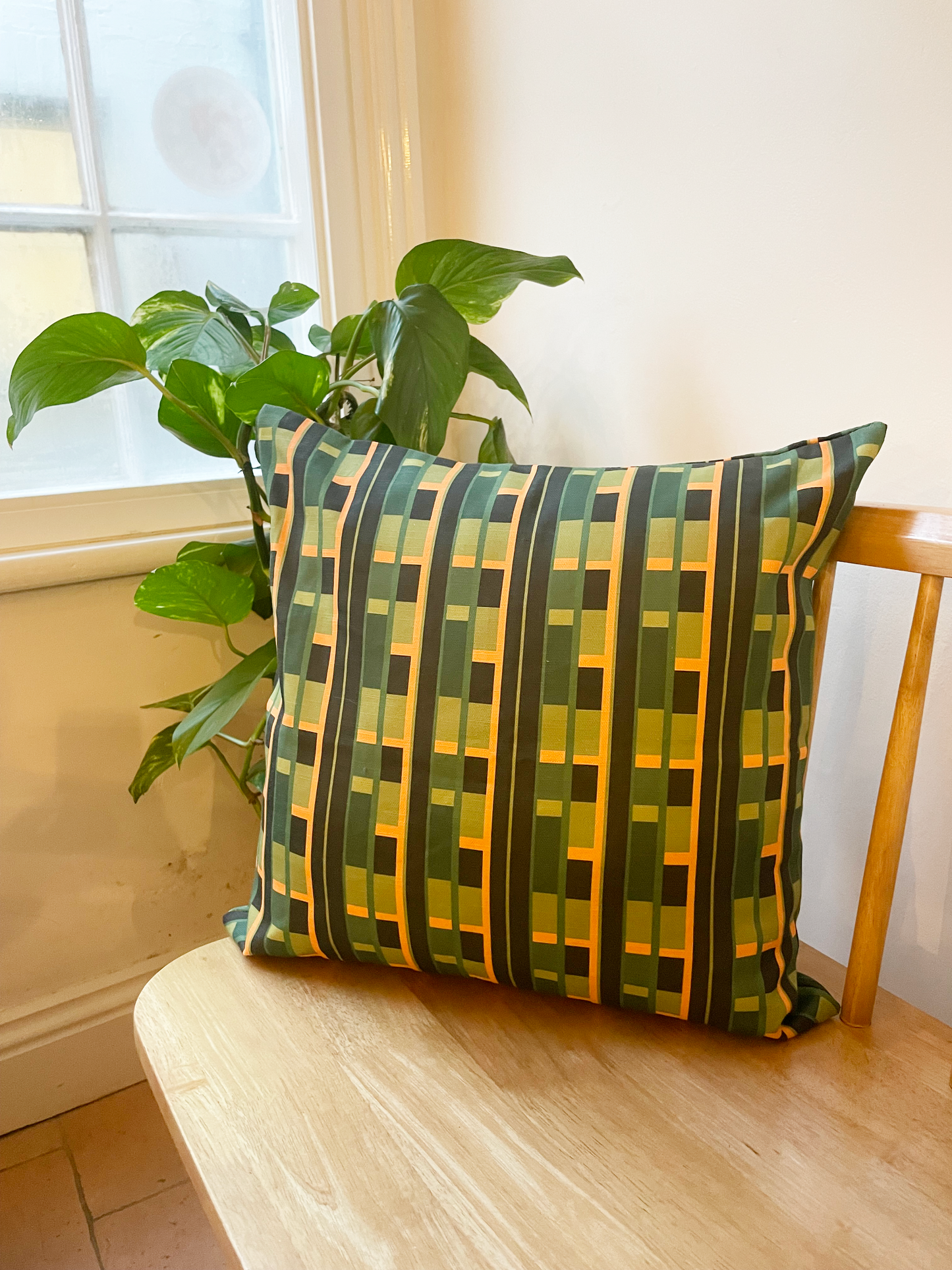 Printed Cushion Cover by Leonie Textiles