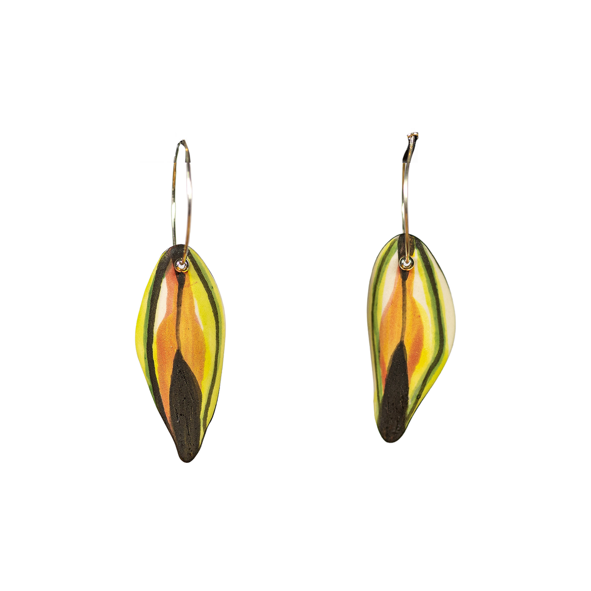 Tulip Ceramics - Hoop earrings