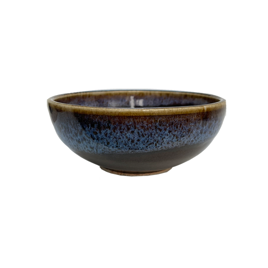 Tenmoku and chun glaze - Mini bowl