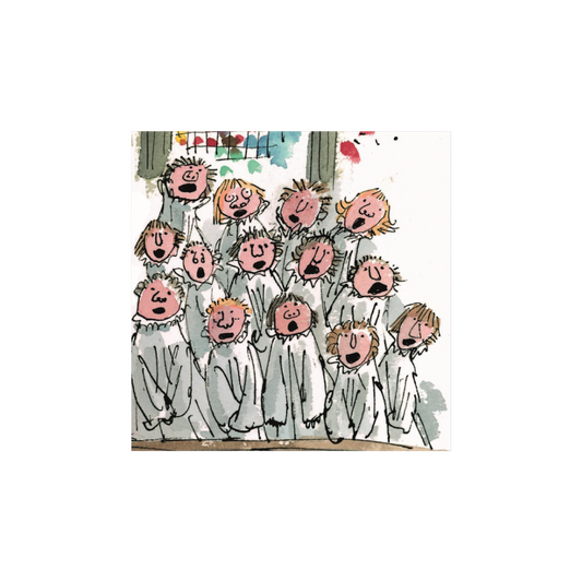 Quentin Blake: King's Choir - Christmas card pack (small)