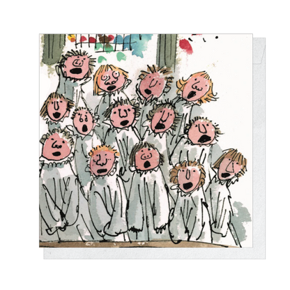 Quentin Blake: King's Choir - Christmas card pack (small)