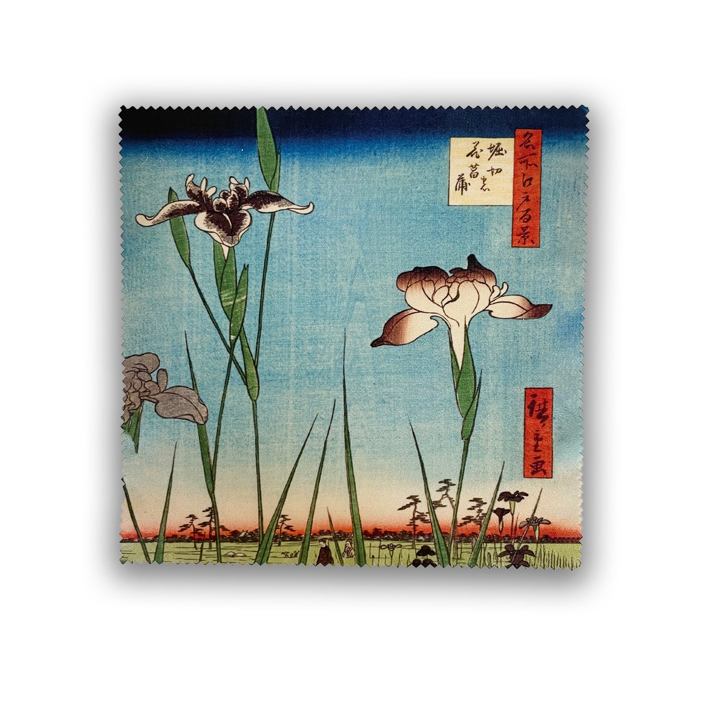 Lens Cloth with Japanese Woodblock art