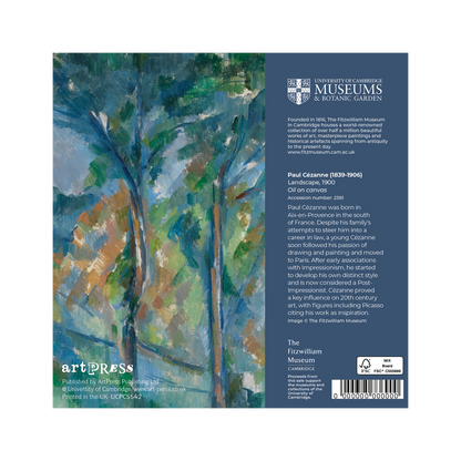 Landscape, Cezanne - Greeting card