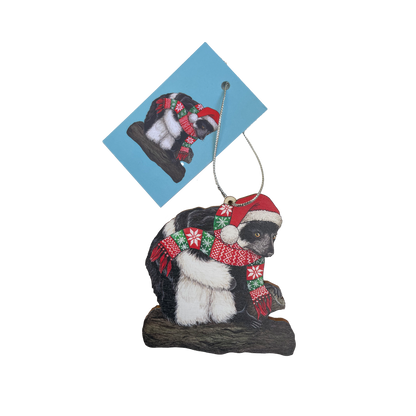 Festive Lemur - Christmas decoration