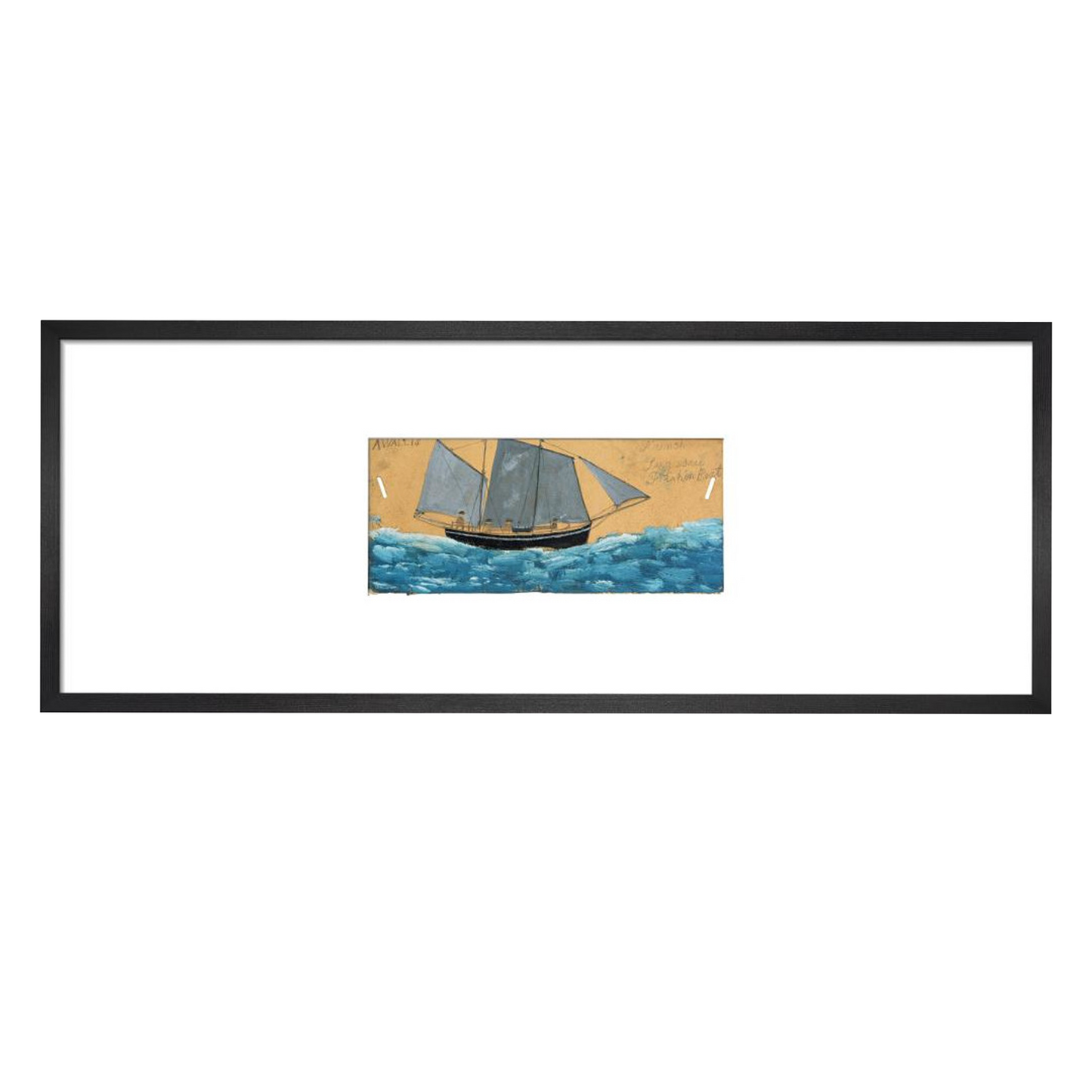 French lugsail fishing boat - Art print