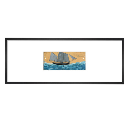 French lugsail fishing boat - Art print