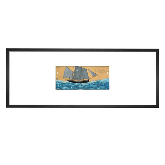 French lugsail fishing boat - Art print