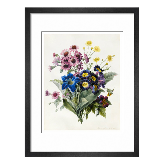 Mixed Flowers - Art print