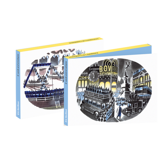 Eric Ravilious, Boat Race Day and Night - Card wallet