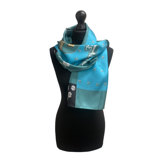 Newnham College Silk Scarf - Alumnae Banner