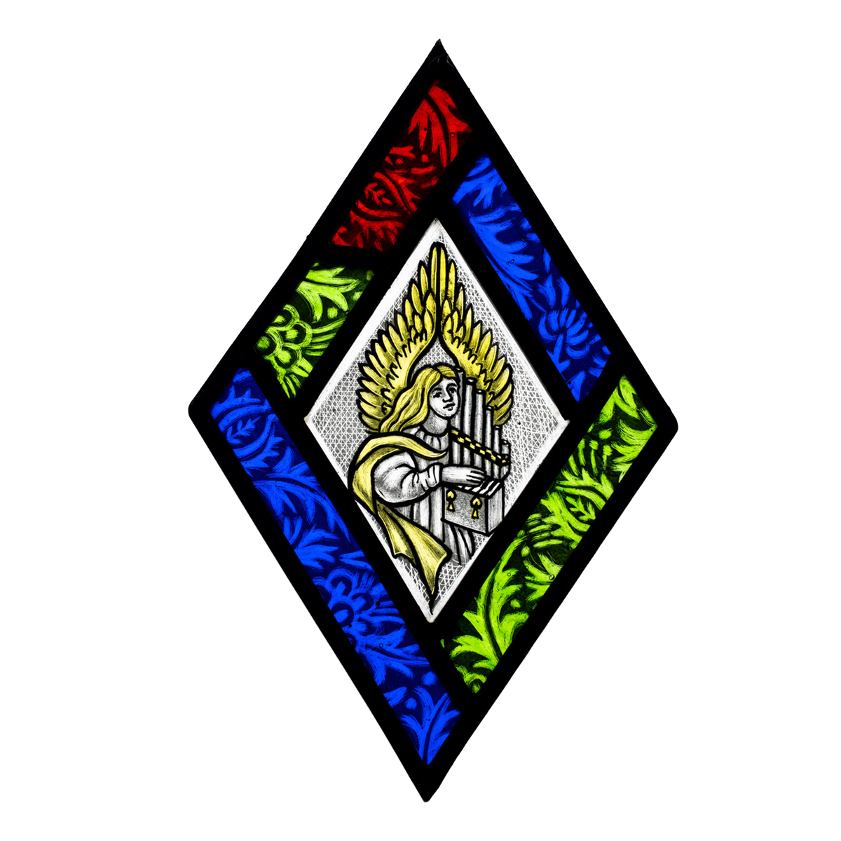 Stained Glass Angel - Large diamond decoration