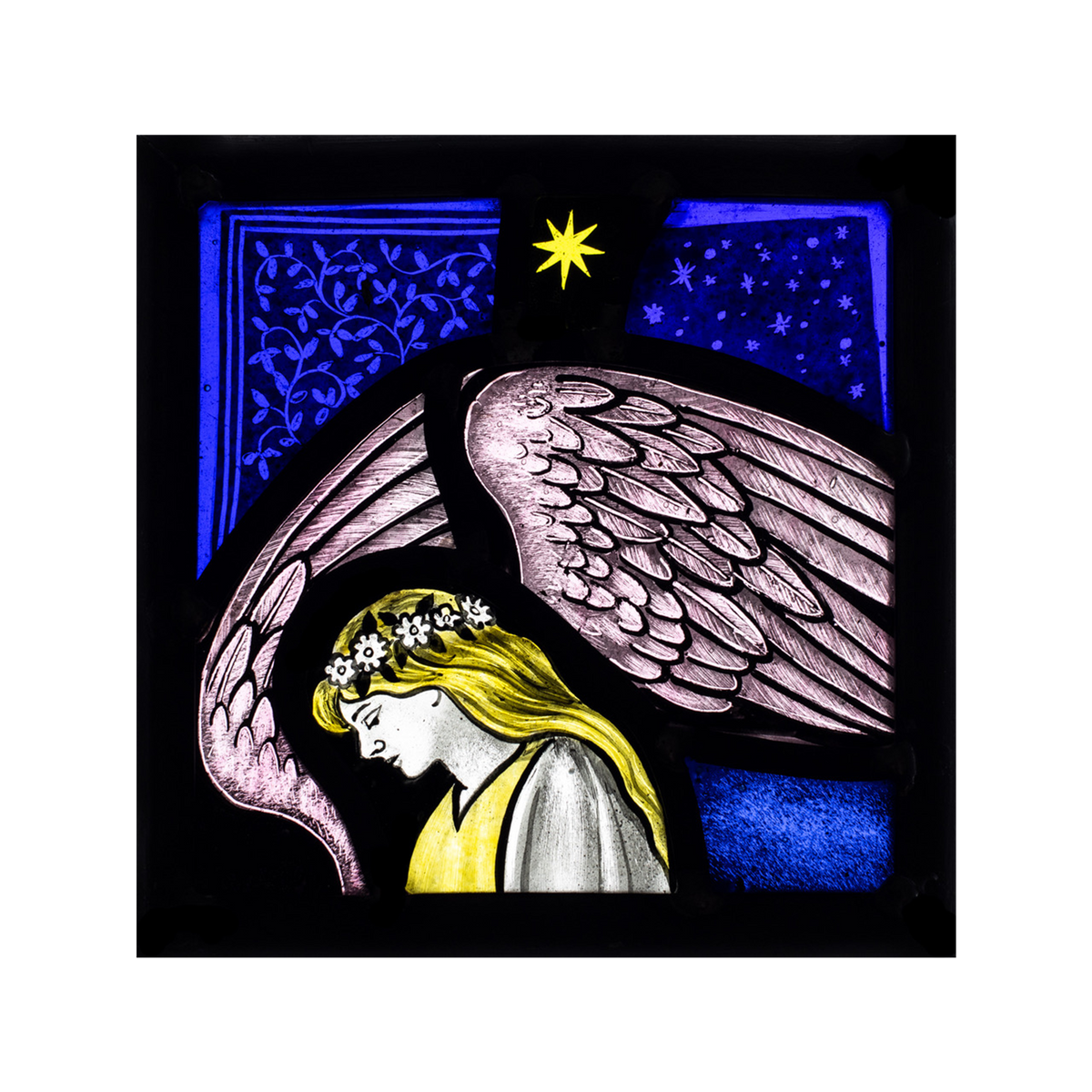 Stained Glass Angel - Large decoration
