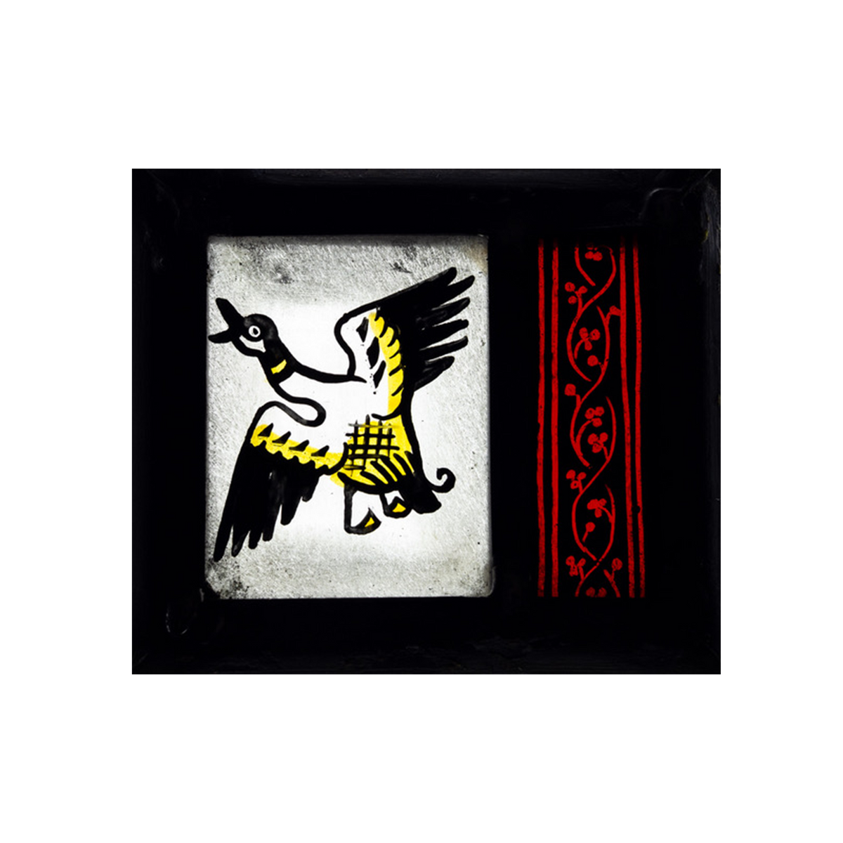 Flying Duck - Stained glass decoration
