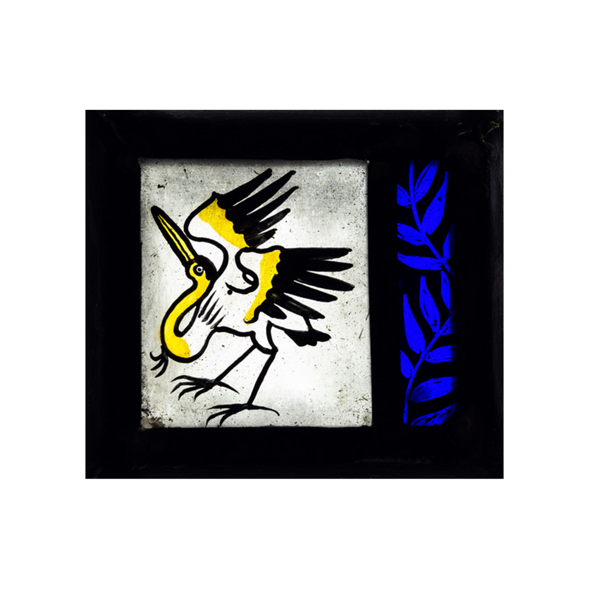 Stork - Stained glass decoration