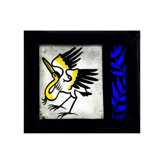 Stork - Stained glass decoration