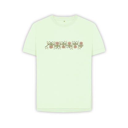 Women's Sampler Flower Band T-shirt