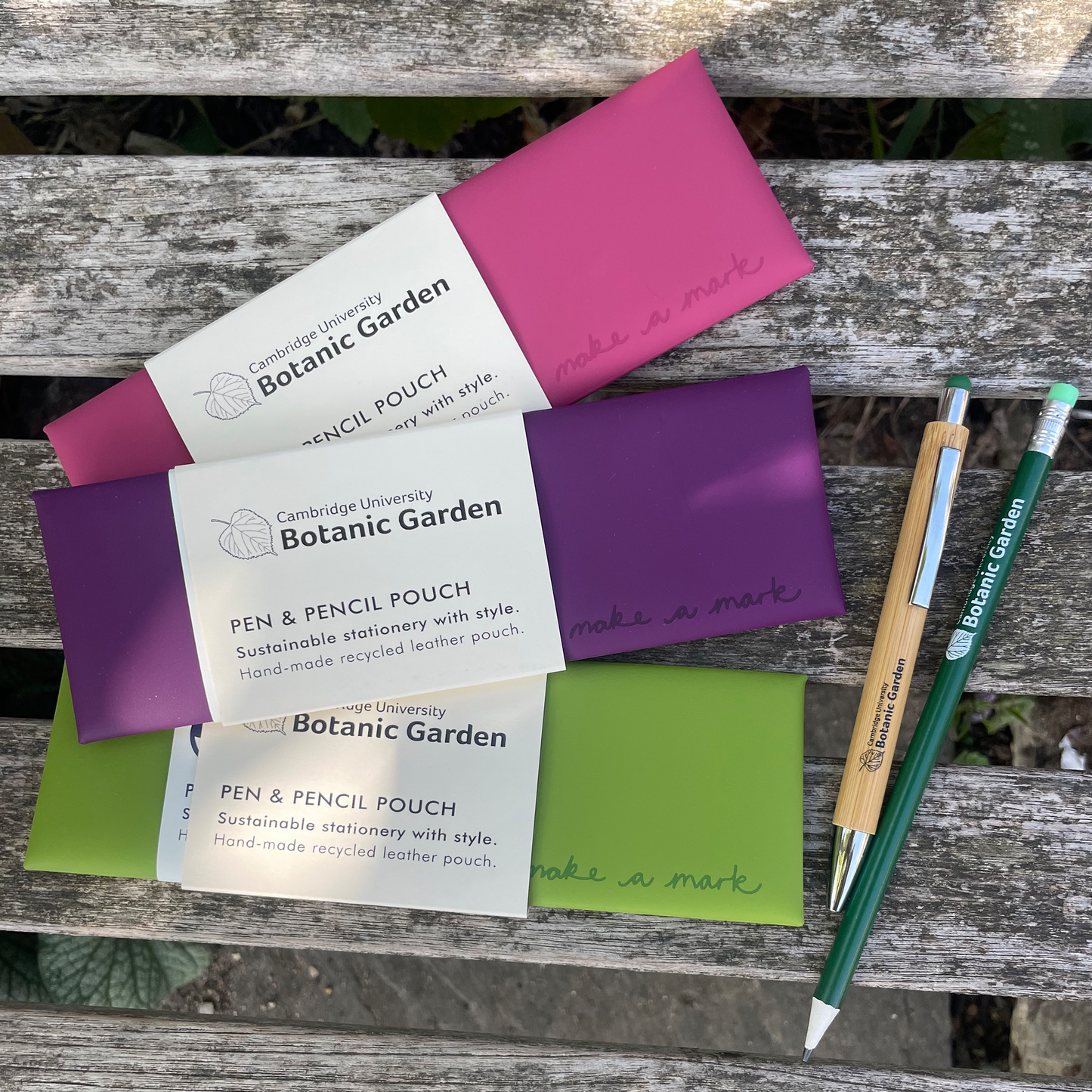 Make a Mark Pen and Pencil Pouch - Green